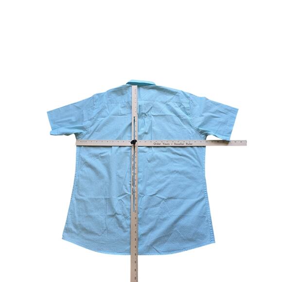 Mens Peter Millar Crown Champlain Linen Blend Short-Sleeve Shirt Green Large - Picture 5 of 5